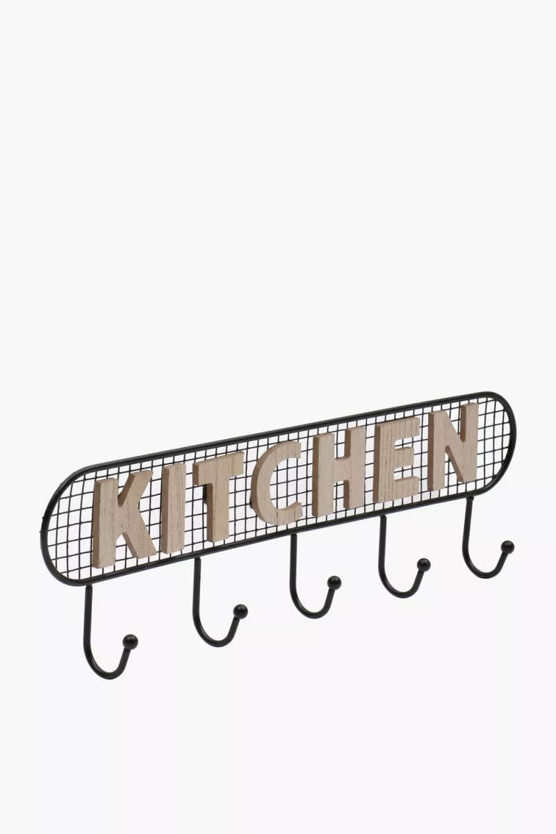 5-Hook Kitchen Plaque