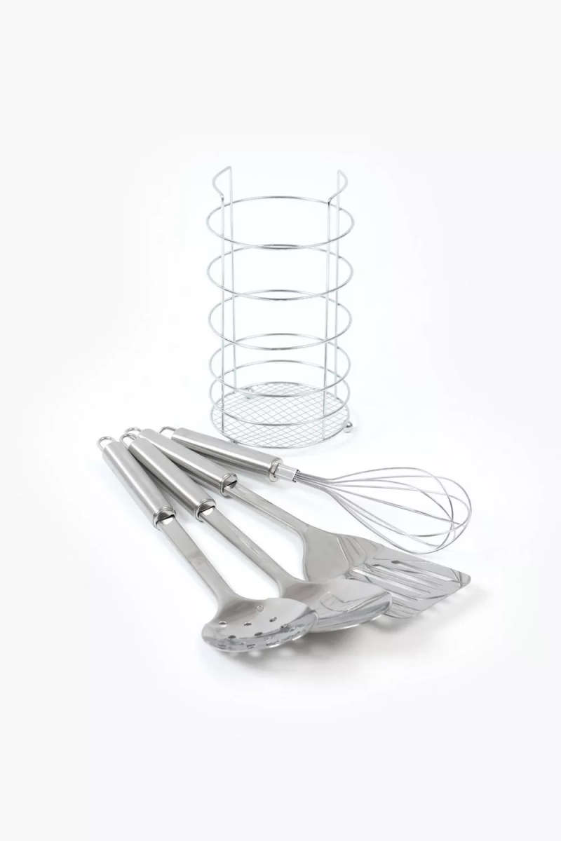 5-Piece Utensil Set with Holder