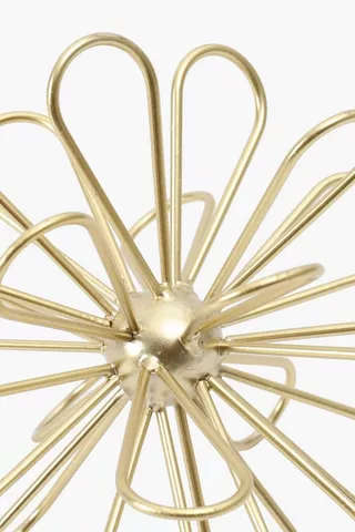 Wire Daisy Decor Ball - 16.5 cm