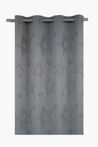 Eyelet Tufted Star Curtain 140x225cm