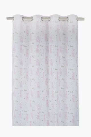 Eyelet Barbie Reversible Curtain 140x225cm