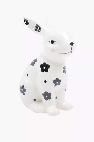 Daisy Bunny Statue - 15 x 20.5 cm