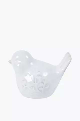 Floral Vintage Bird Statue - 7.5 x 11.5 cm
