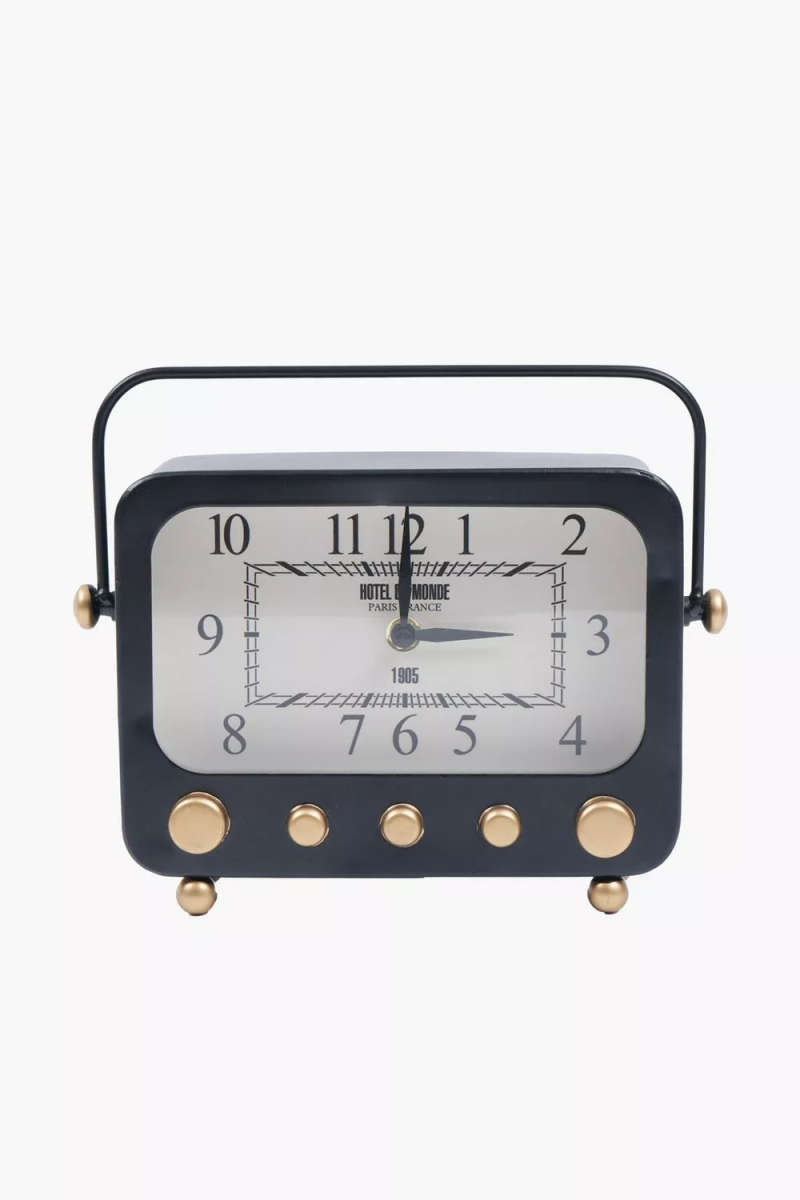 Novelty Rock 'n Roll Clock - 19.5 x 26.5 cm