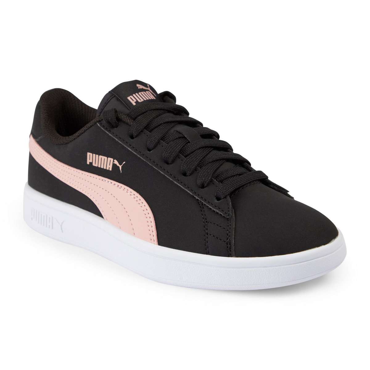 PUMA SMASH V2 BLACK PINK SNEAKERS