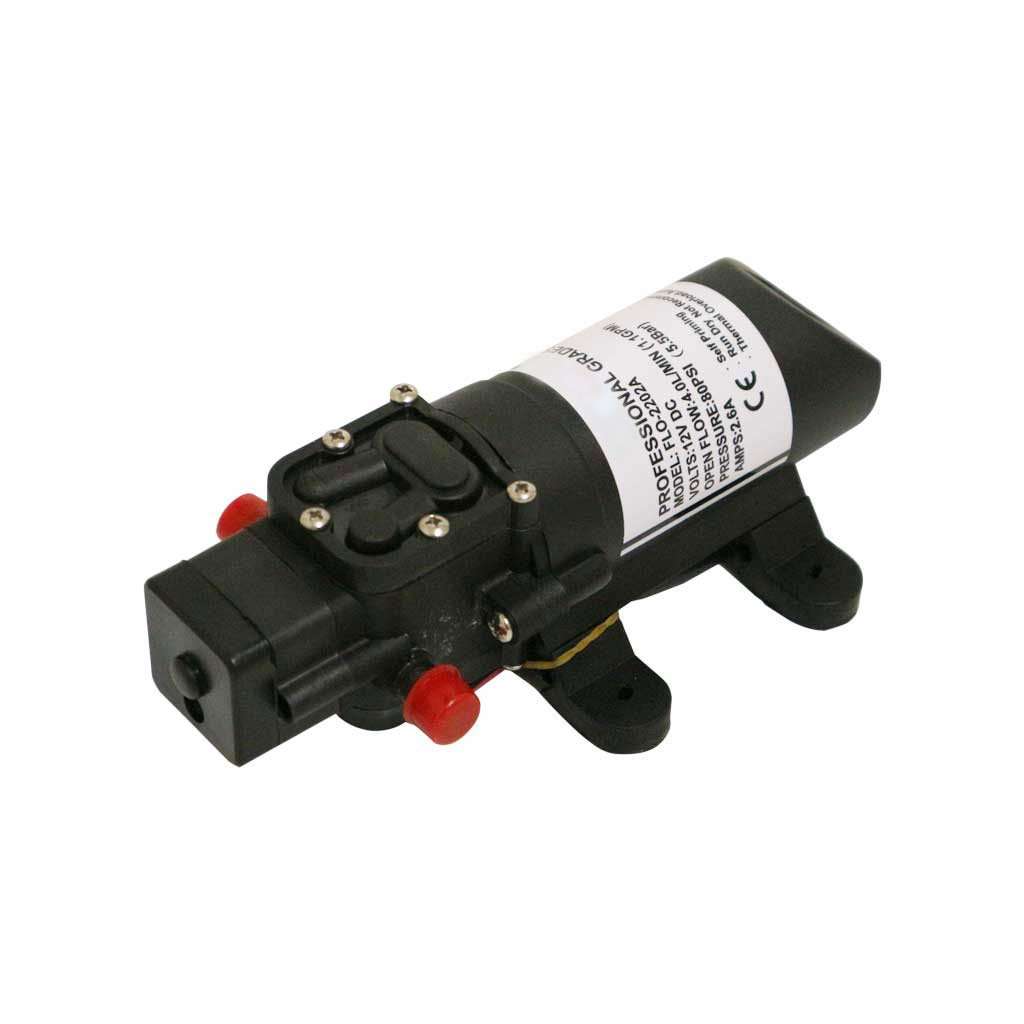 12V Water Pump with Pressure Switch, Self-Priming (4.0L/min, 5.5 Bar, 12V DC)