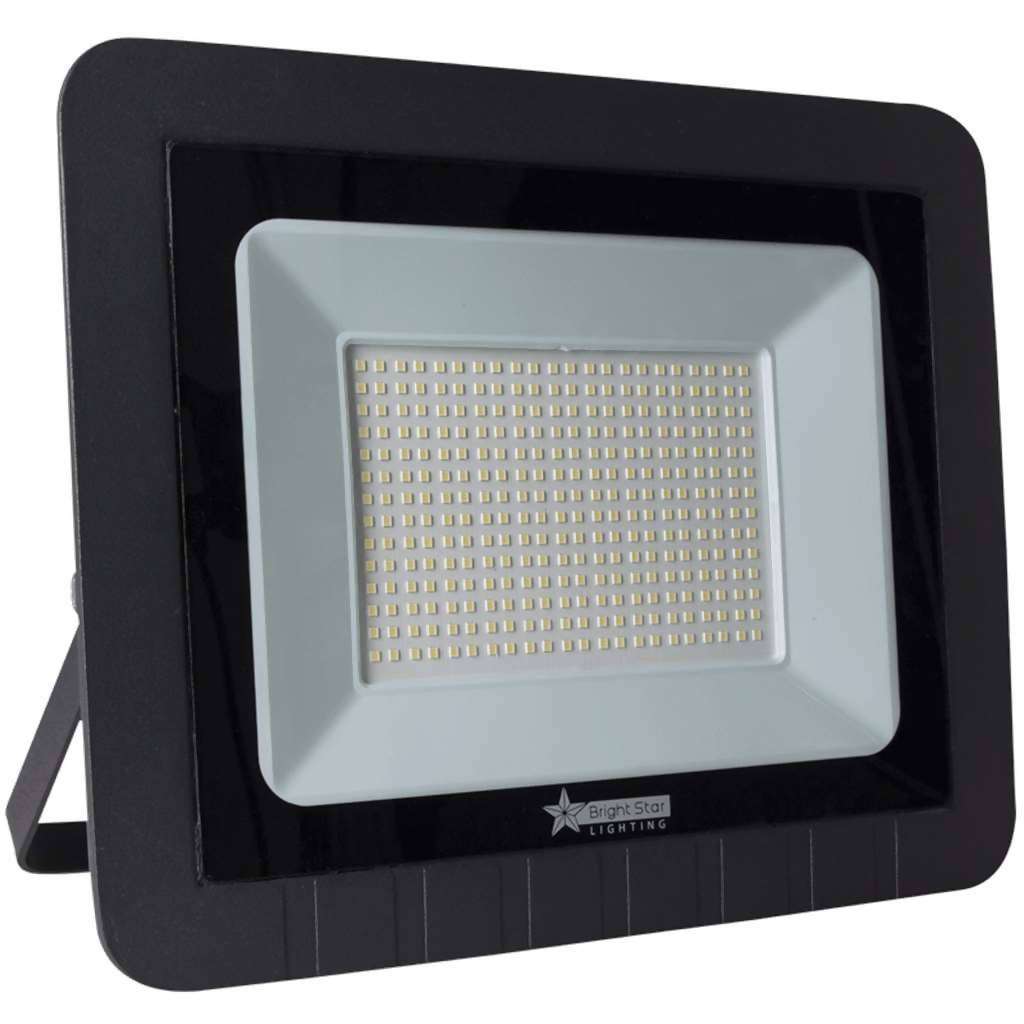 BRIGHT STAR 200W LED Floodlight, FL047, Aluminium, 6000K, 10000Lm, Black