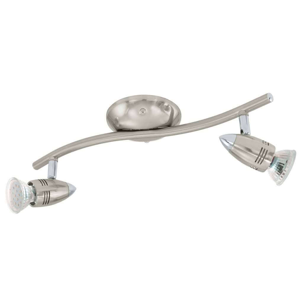 EUROLUX S425 Magnum LED Spot Light On Bar Mount, 2 x GU10, 3W, Satin Chrome