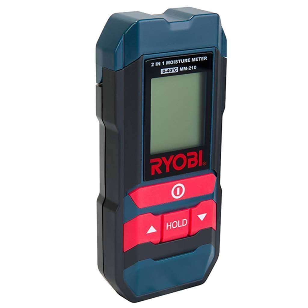 RYOBI MM-210 2 in 1 Moisture Meter (2 x 1.5V AAA Batteries Included)