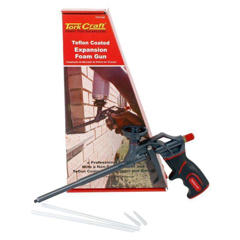 TORK CRAFT Polyurethane Foam Gun Nickel Plated