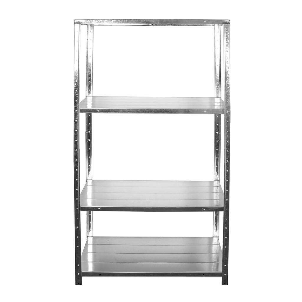 WILDBERRY ADIY3900 DIY Galvanised Steel Shelving Rack, 4 Shelves