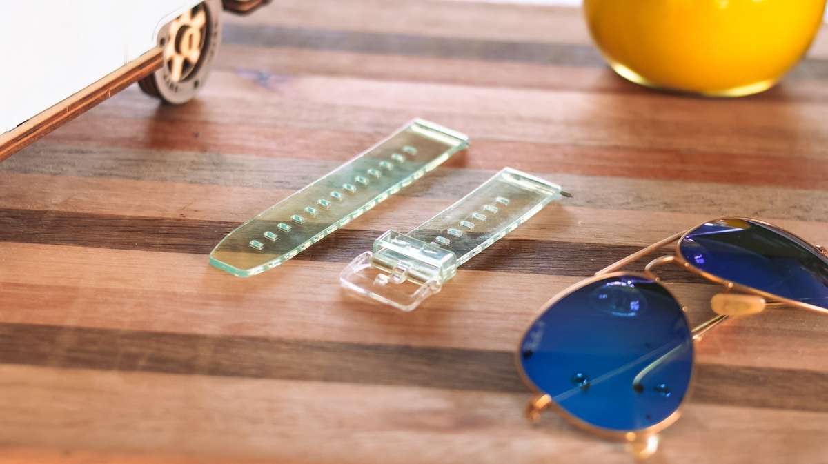 Fabulously Fit Transparent Pastel Silicone replacement strap for Samsung/Garmin/Huawei 20mm