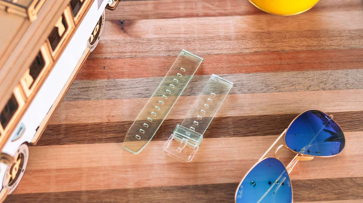 Fabulously Fit Transparent Pastel Silicone replacement strap for Samsung/Garmin/Huawei 20mm