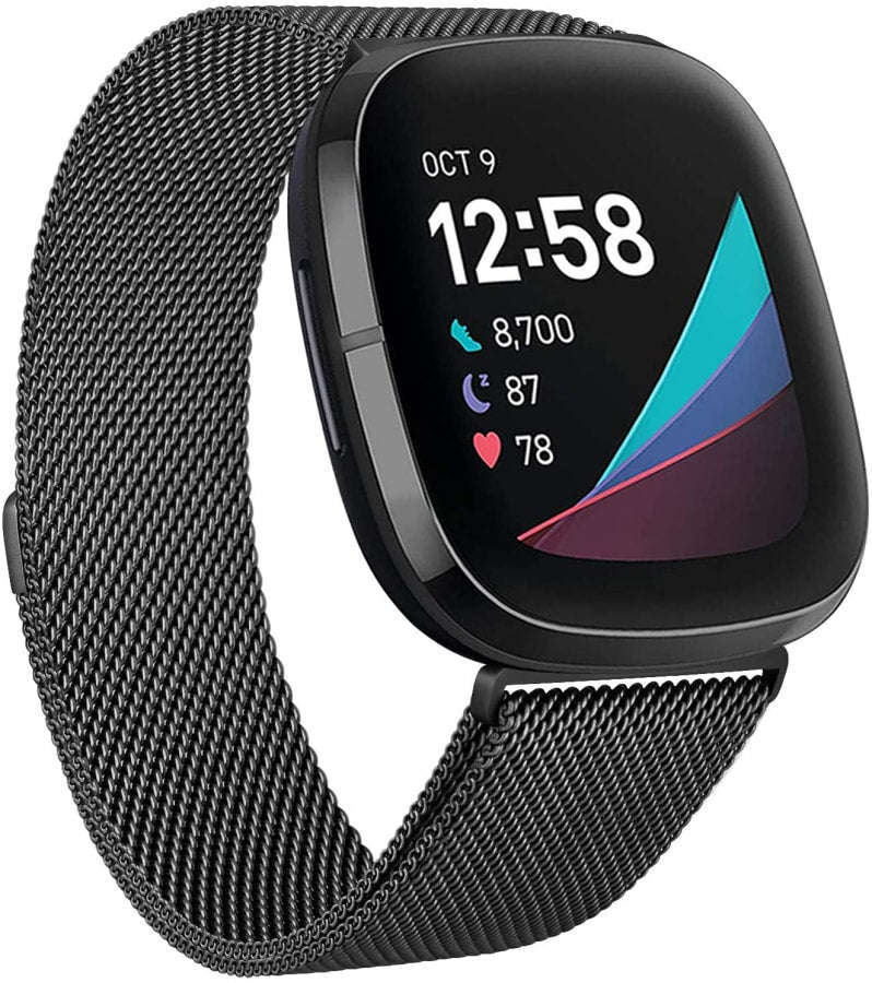 Fitbit Versa 3/Sense Metallic Strap - Magnetic
