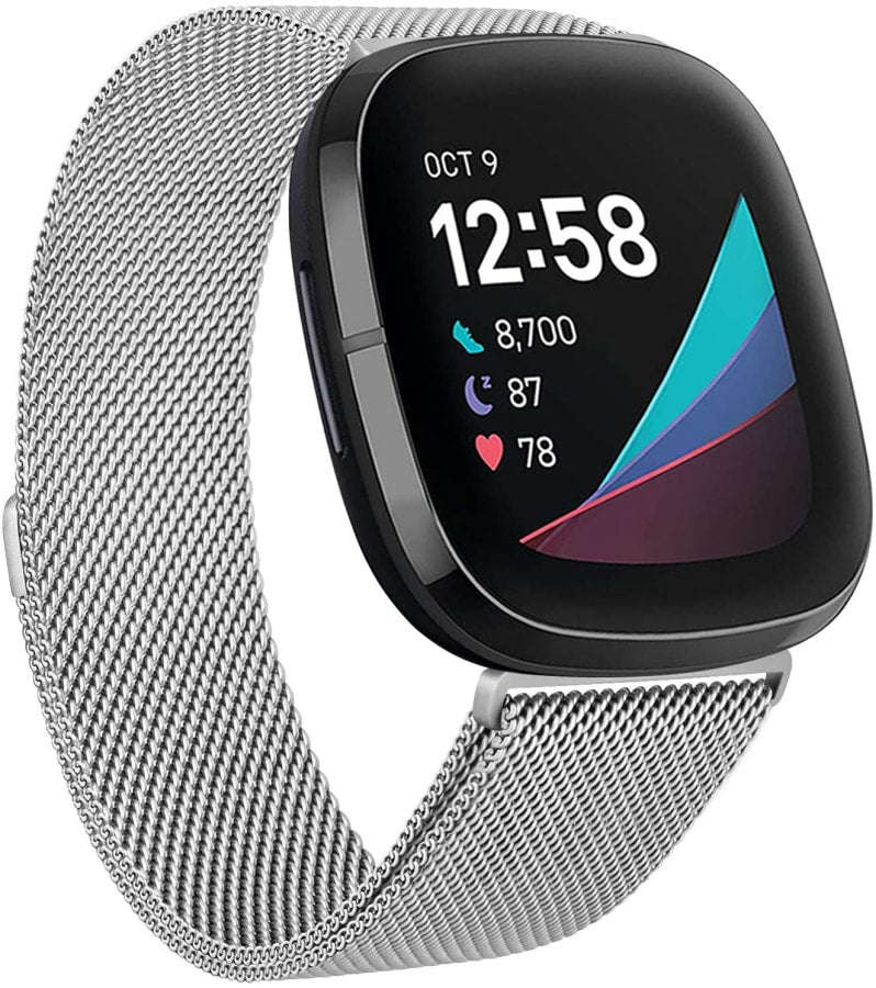 Fitbit Versa 3/Sense Metallic Strap - Magnetic