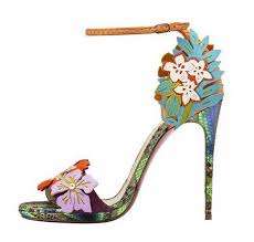 Fashionable Colorful Flower Serpentine Sandal - ASIA 5 (37)