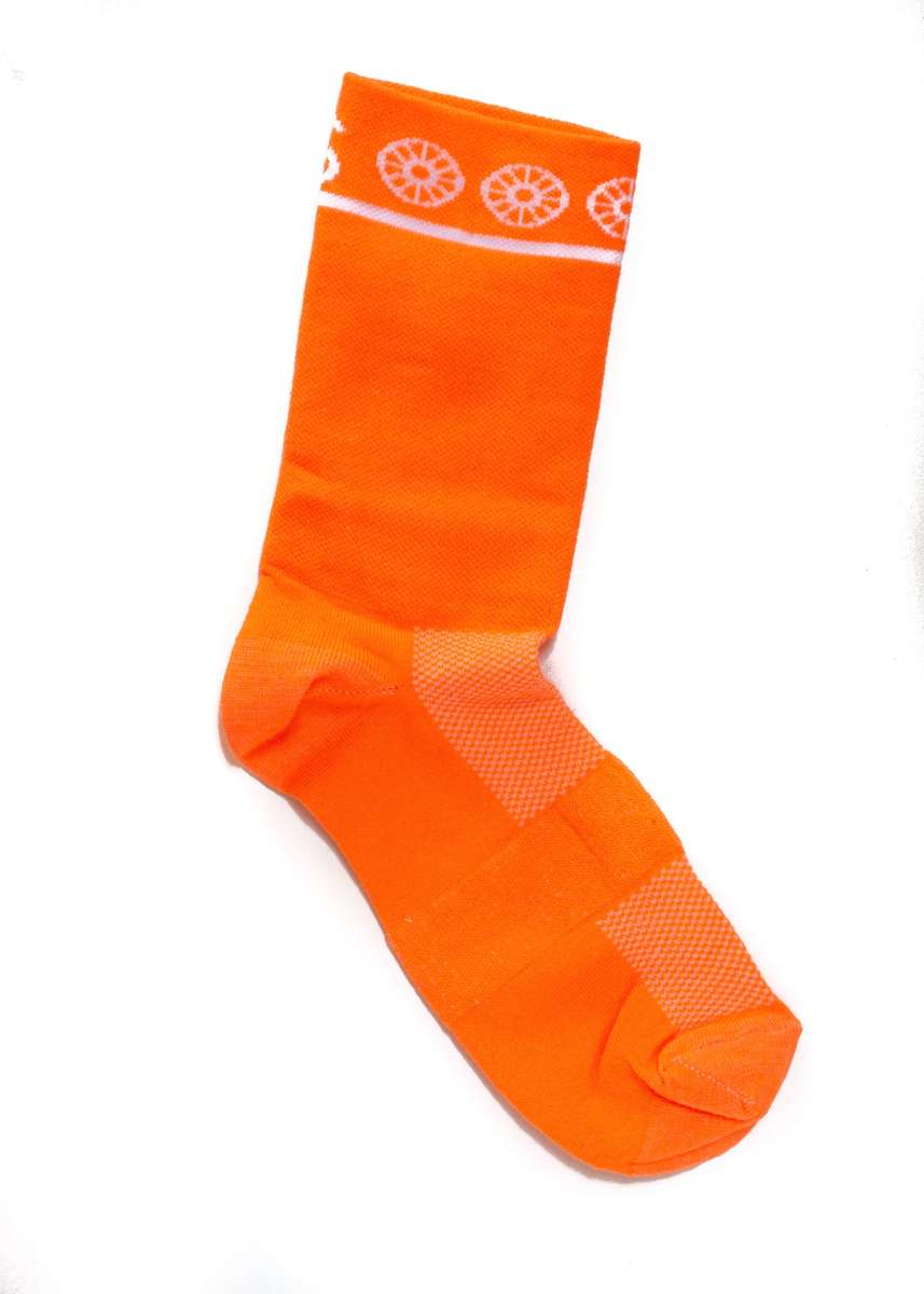 Sexy Socks - Cycling Socks Neon Orange - 8-11