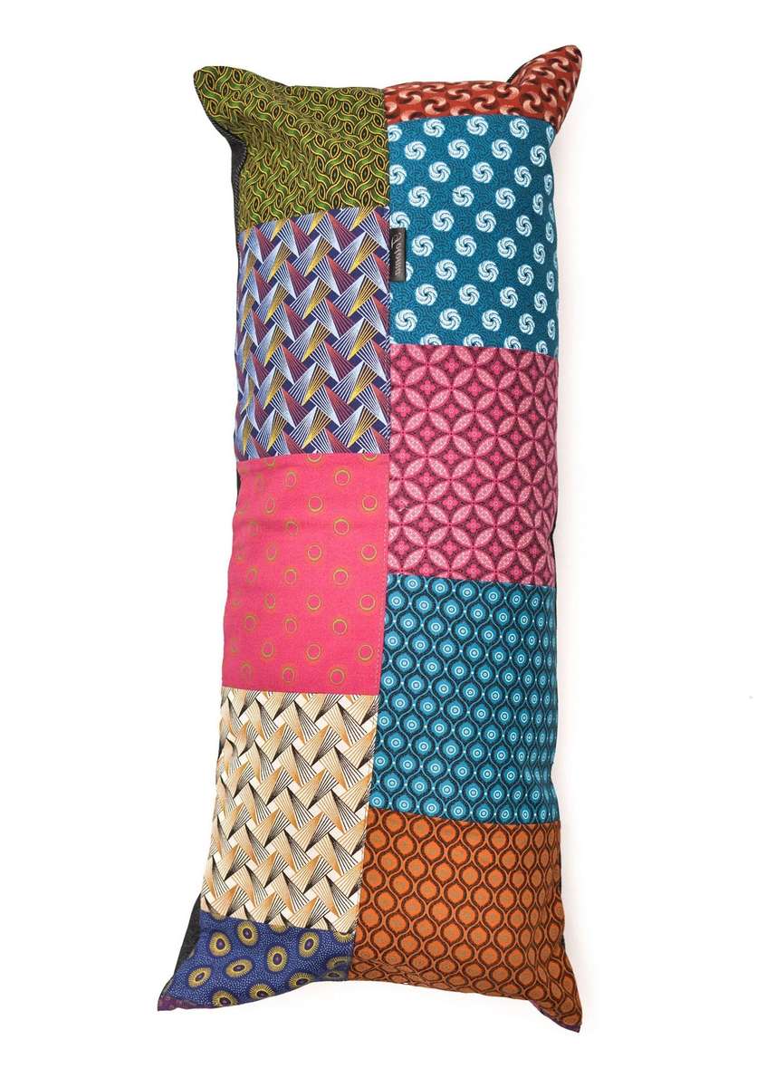 Shweshwe Patchwork Cushion Cover (30cm x 60cm) - 30cm x 60cm