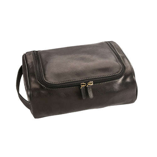 Genuine Leather Bon Voyage Toiletry Bag