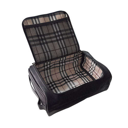 Genuine Leather Bon Voyage Toiletry Bag