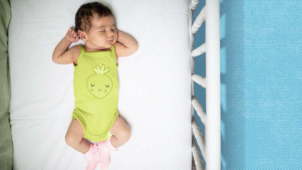 Baby Camper Cot Mattress Dual Memory Foam