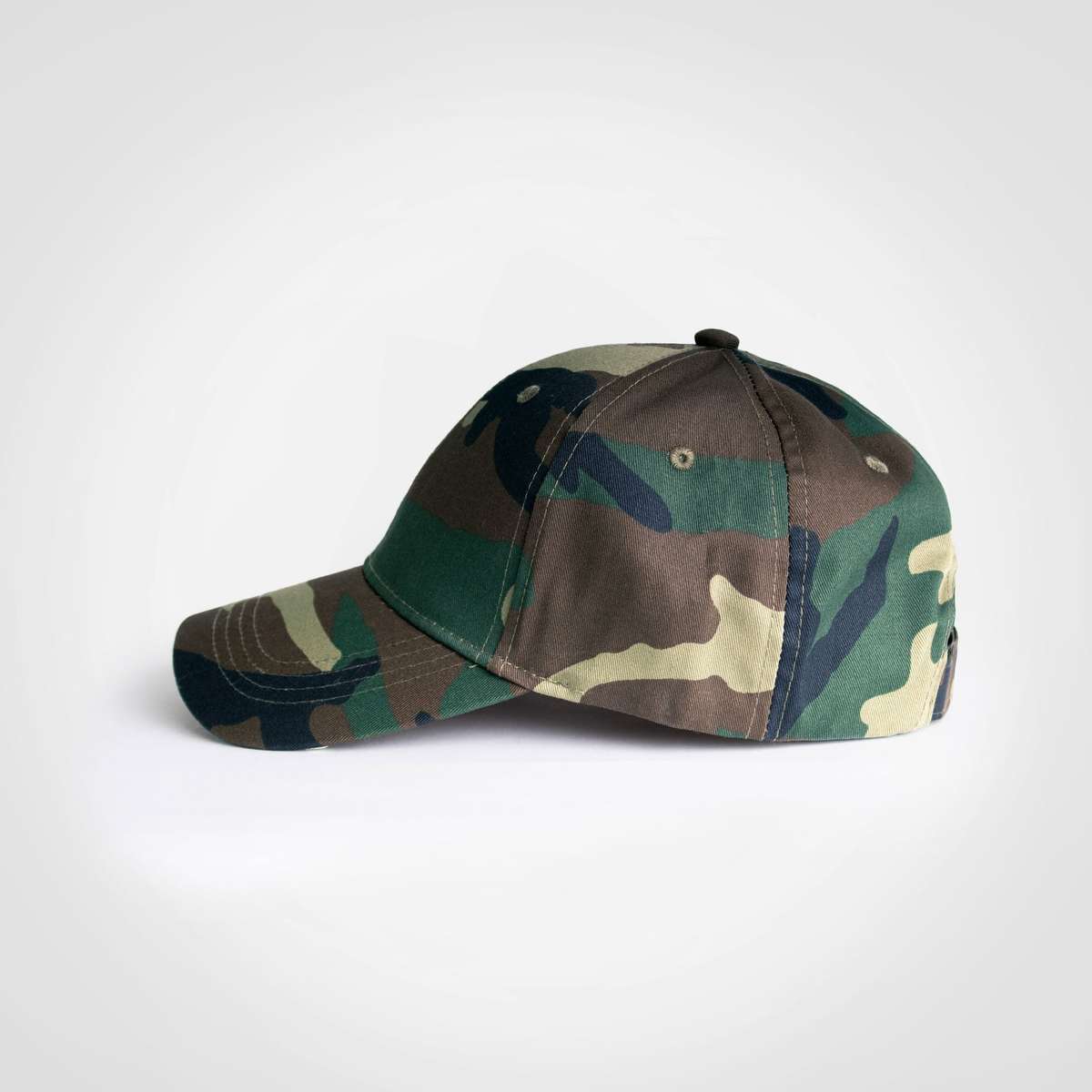 Camo Structured 6 Panel Cap
