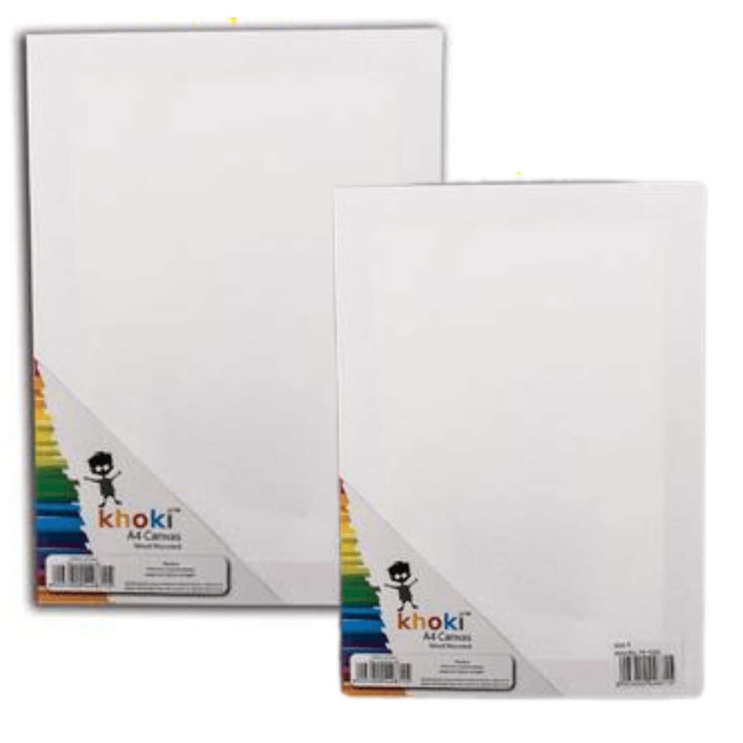 Khoki Art Canvas - Wood Mounted