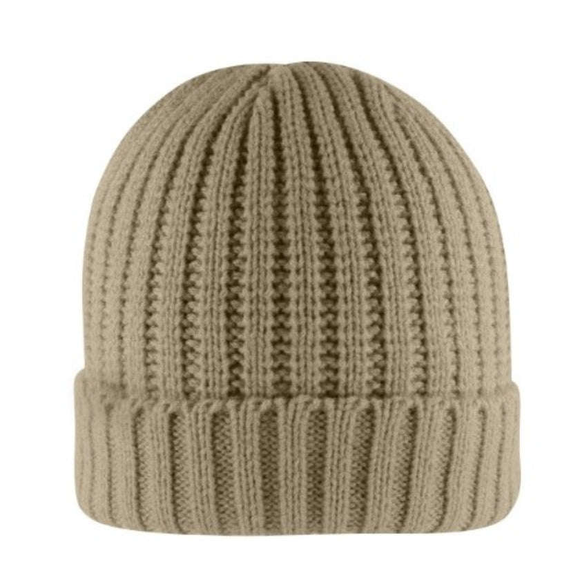 Rib Knit Beanie - Cuffed