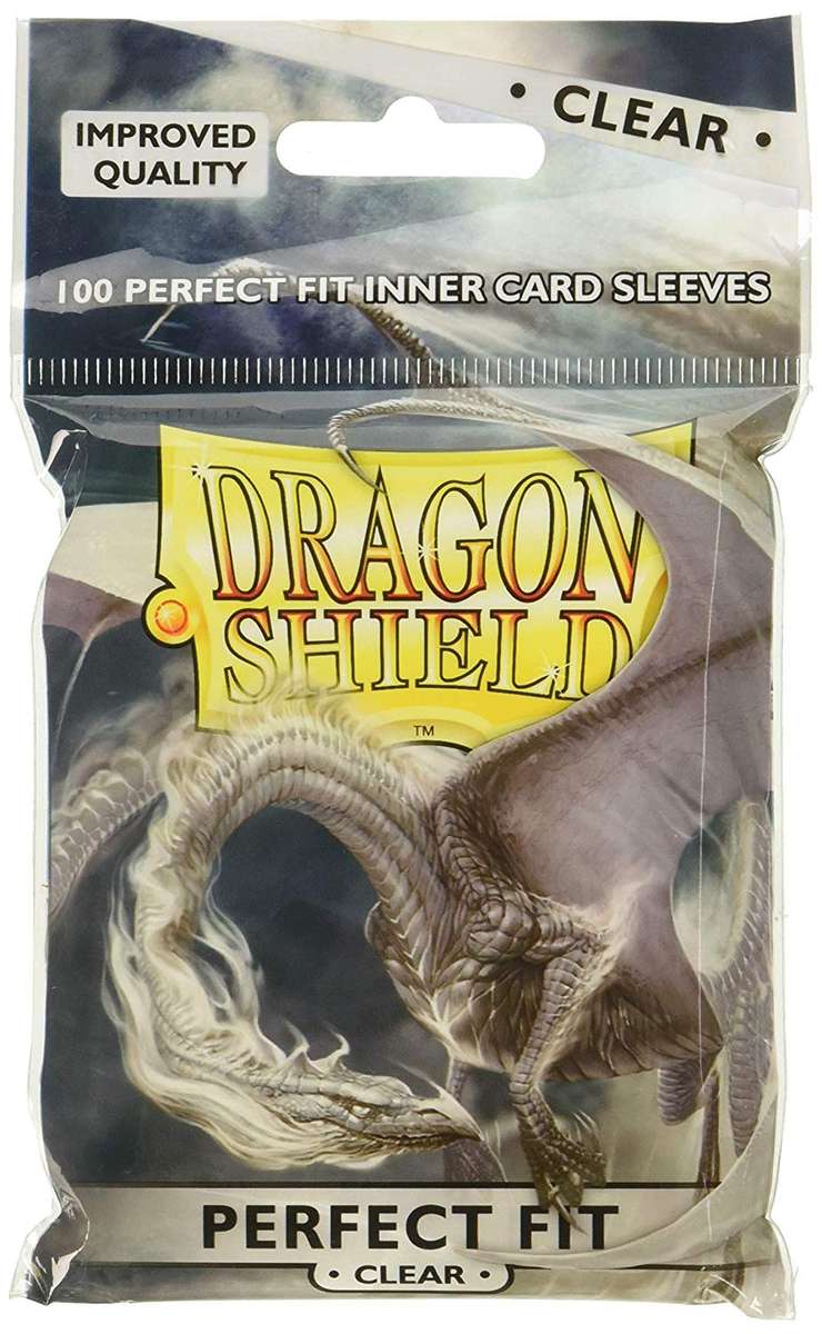 Dragon Shield Perfect Fit - Dragon Shield Perfect Fit - Clear/Clear (100 ct. in bag)