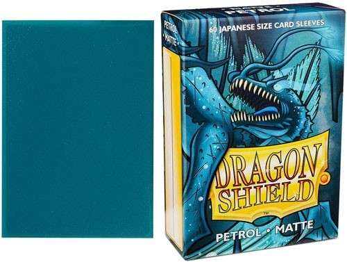 Dragon Shield Matte Japanese Sleeves - Dragon Shield Matte Japanese Sleeves - Petrol (60 ct. in box)