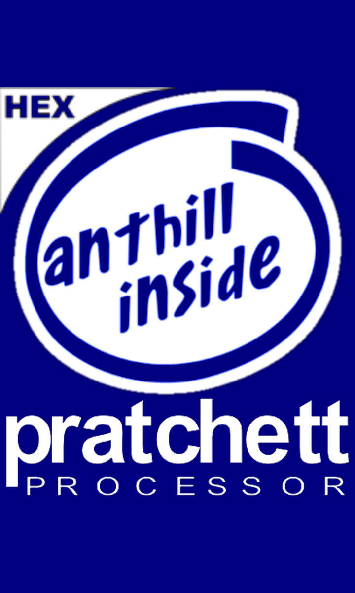 Discworld T-shirts - Anthill Inside Navy Blue / Female L