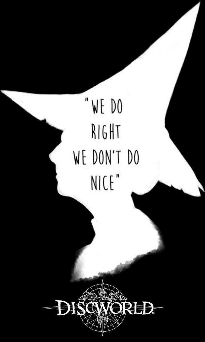 Discworld T-shirts - Granny Weatherwax Black / Female L