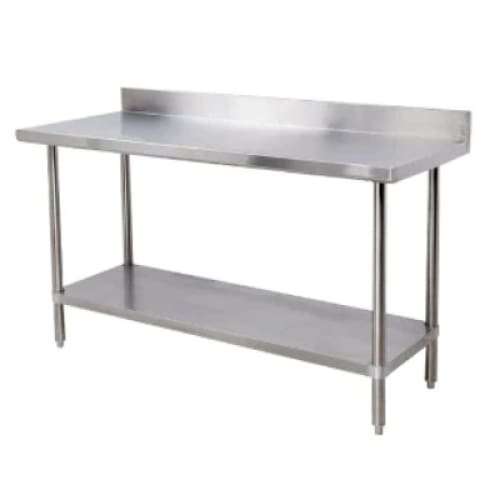 1.8m Splash-back Stainless Steel Table Chromecater Cc1.8sb