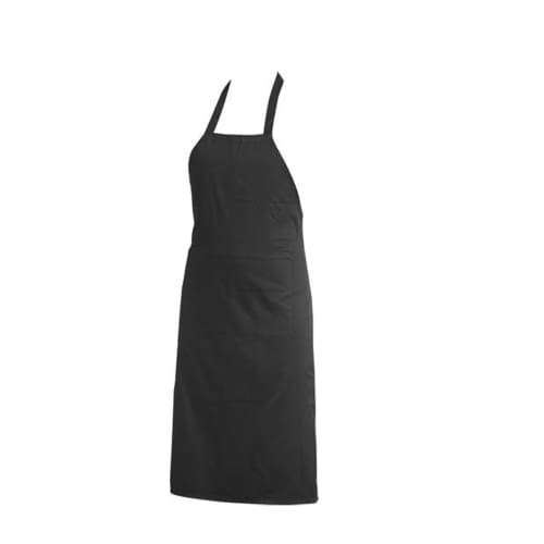 Chefs Uniform Full Bib Black Apron Chef E-quip Uni4018