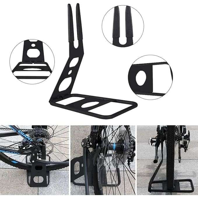 Steel Bike Floor Stand  Quick & Easy Parking Solution