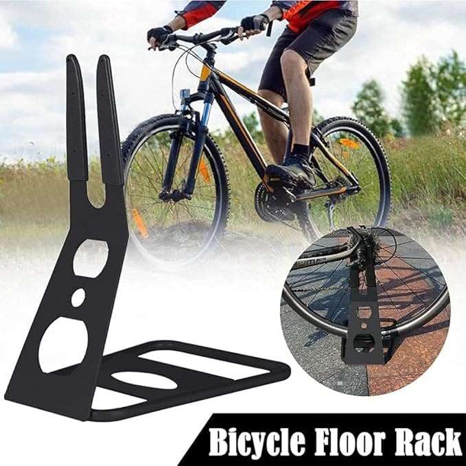 Steel Bike Floor Stand  Quick & Easy Parking Solution
