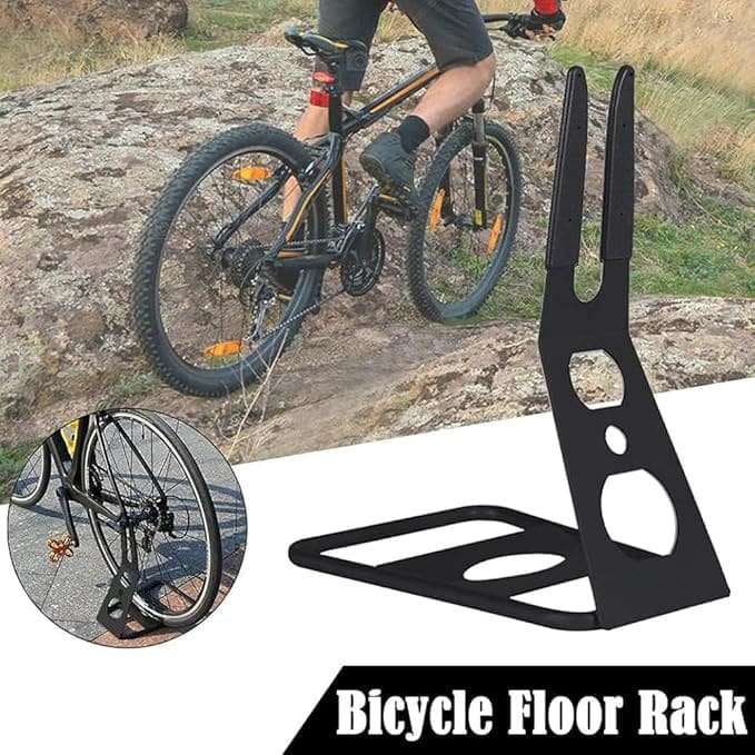 Steel Bike Floor Stand  Quick & Easy Parking Solution