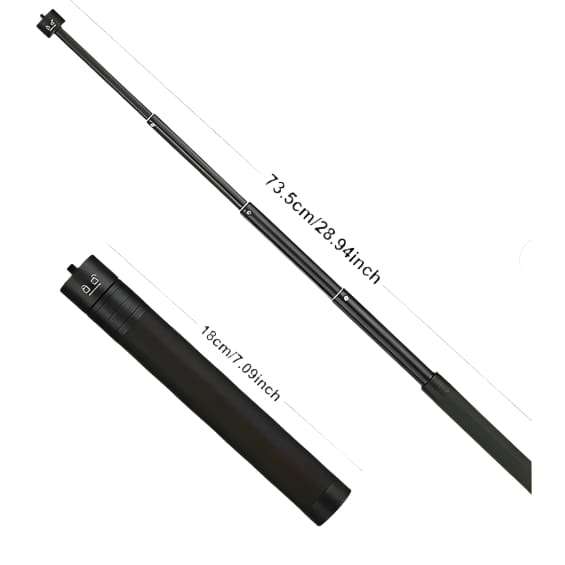 Aluminum Extension handheld Selfie Pole 73.5cm