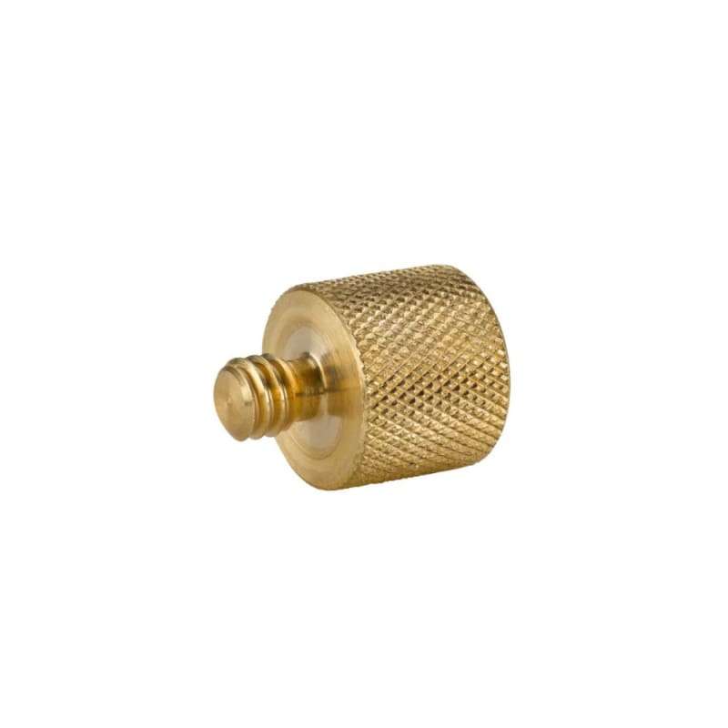 1/4 Inch Male to 3/8 Inch Female Tripod Thread Adapter Brass Copper