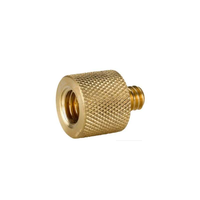 1/4 Inch Male to 3/8 Inch Female Tripod Thread Adapter Brass Copper