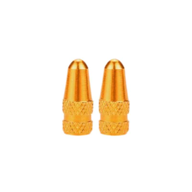 Bicycle Valve Caps 2 pcs GOLD