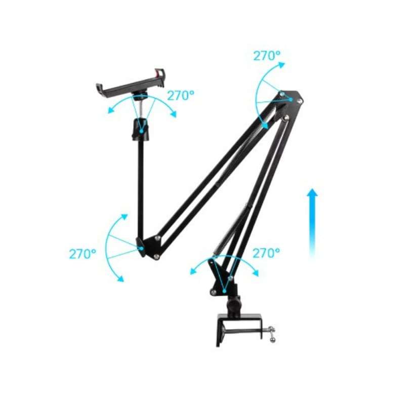 Xtreme Xccessories Phone Tablet Holder for Bed, Cell Phone Tablet Stand for Desk, Adjustable Tabl...