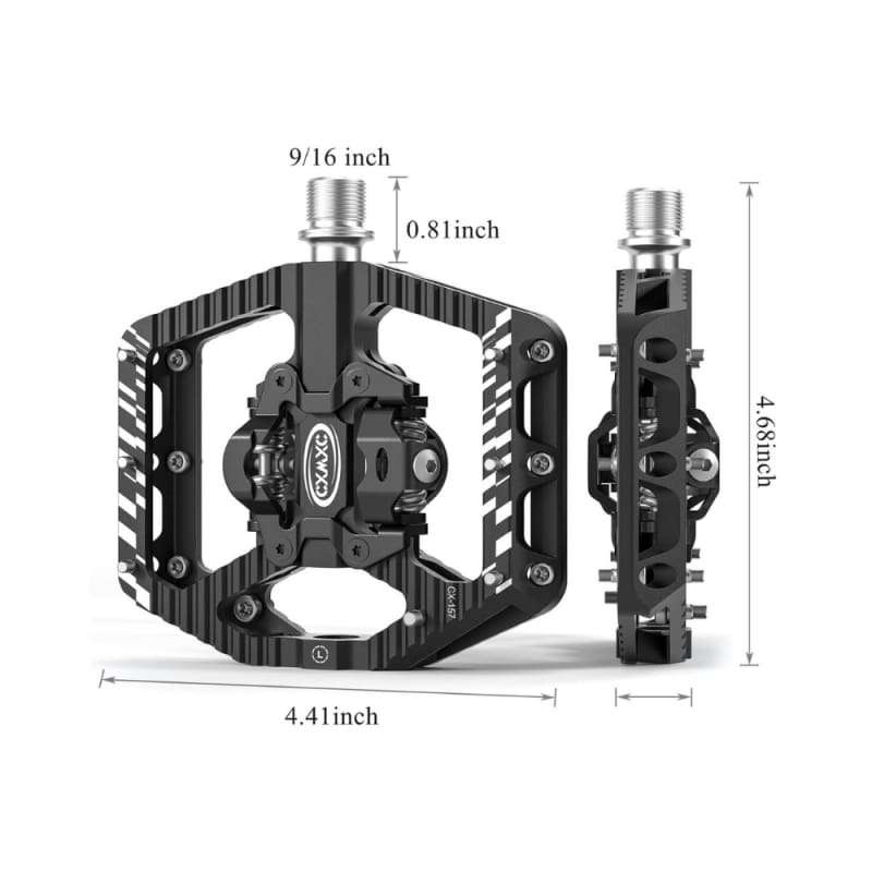 Footboard Non-Slip Double-Sided Cleat SPD Mountain Bike Downhill  Pedals