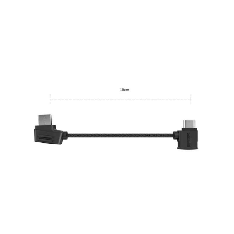 Xtreme Xccessories 15cm Micro USB to USB C Remote Control Cable for DJI Mavic mini/ Mavic Air/ Ma...