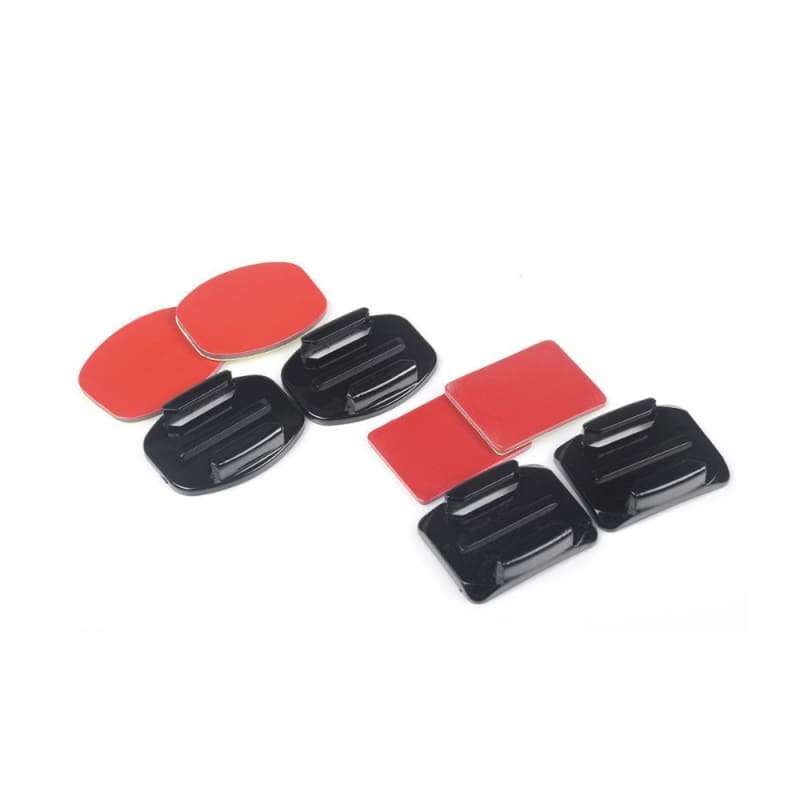 Flat and Curved Adhesive Mounts for All GoPro ( 10 pack )