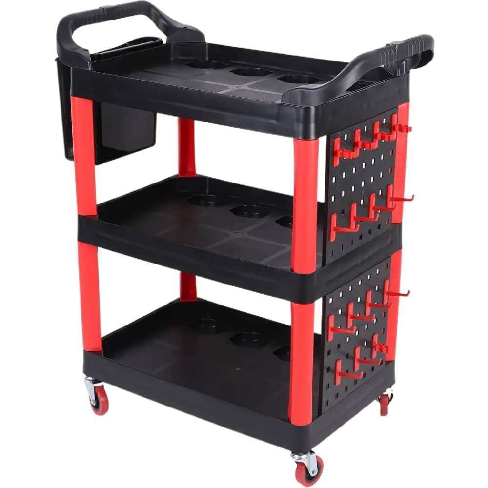 Multi-Purpose Plastic Cart Trolley for Car Washing