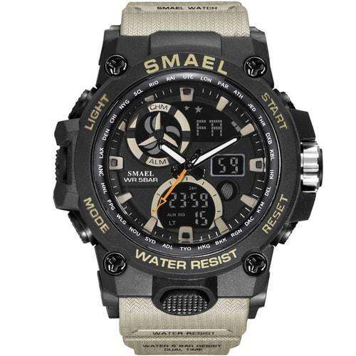 Smael Khaki SL8011 Sports Watch
