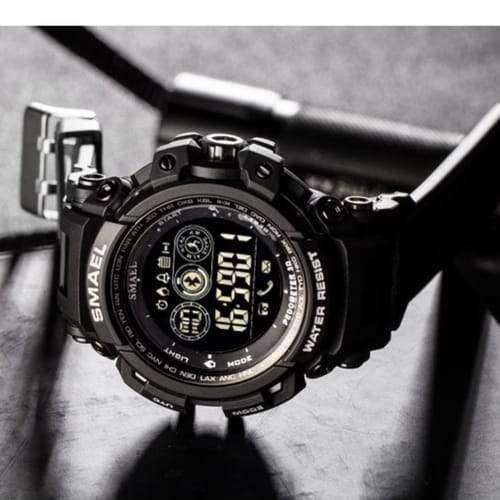 Smael Black 8018 Bluetooth Sport Watch