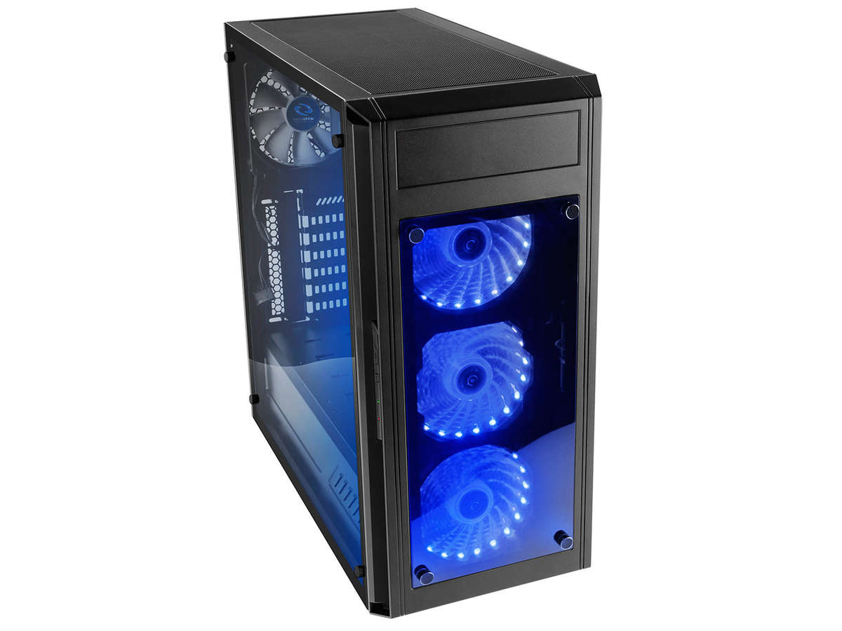 Raidmax Alpha Prime Gaming Chassis RGB Black With Tempered Glass Side | ALPHA TTB