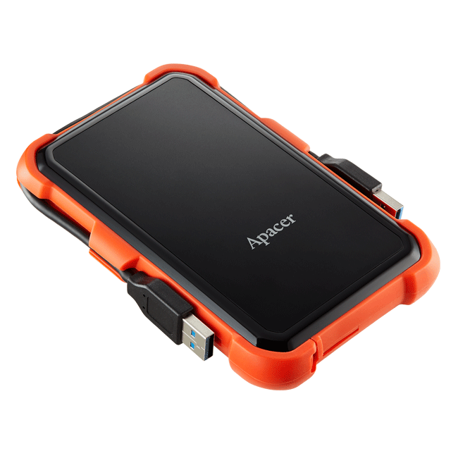 Apacer 2TB USB 3.1 Military-Grade Shockproof External Hard Drive | AP2TBAC630T-1
